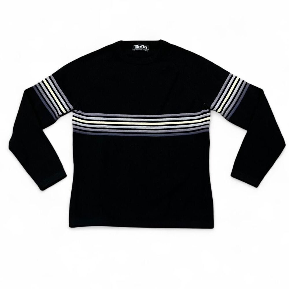 Unbranded Men's Black and Navy Jumper